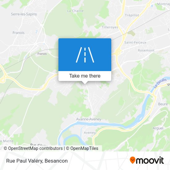 Rue Paul Valéry map