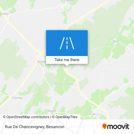 Rue De Chancevigney map