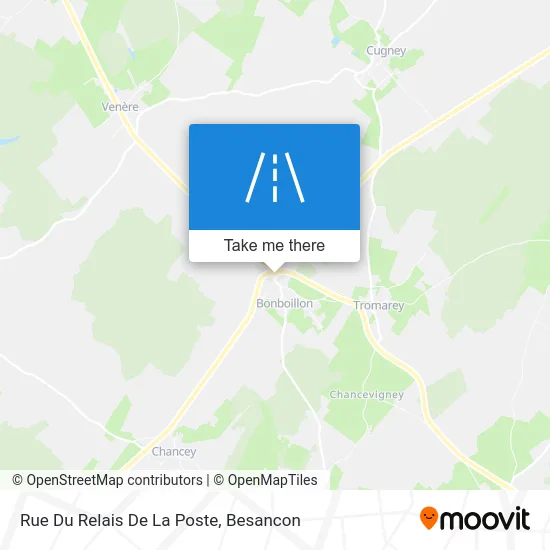 Rue Du Relais De La Poste map