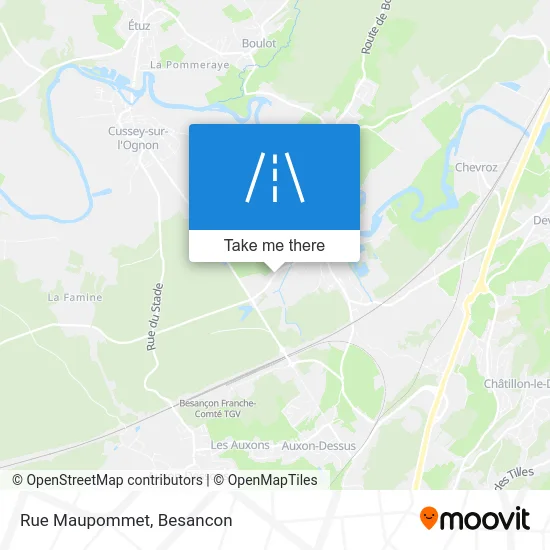 Rue Maupommet map