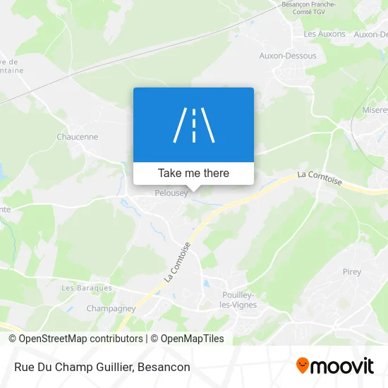 Rue Du Champ Guillier map