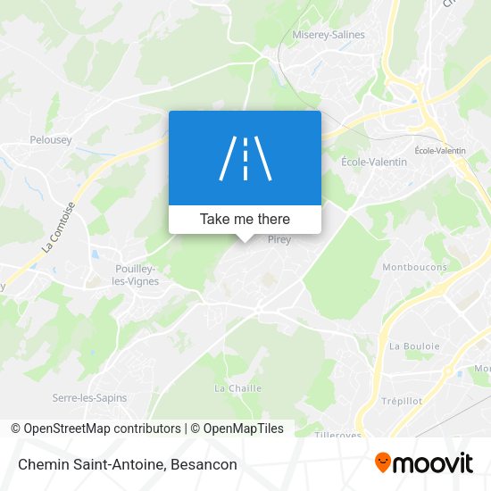 Chemin Saint-Antoine map