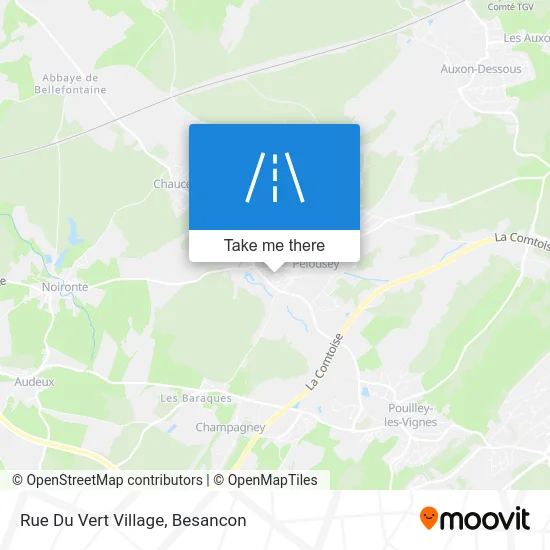 Rue Du Vert Village map