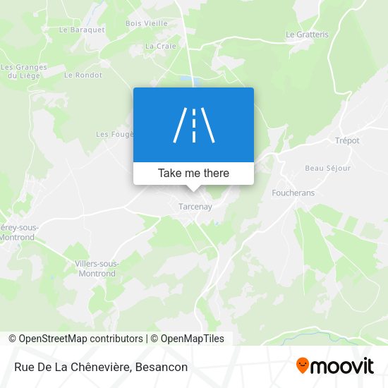 Rue De La Chênevière map