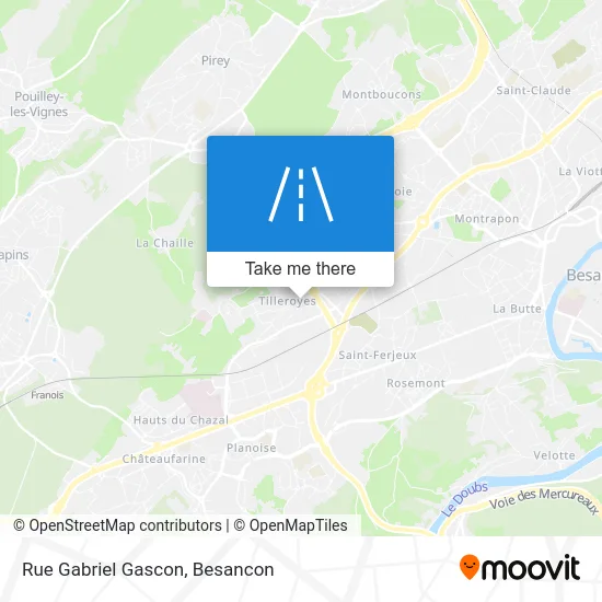 Rue Gabriel Gascon map