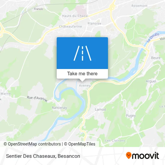 Sentier Des Chaseaux map