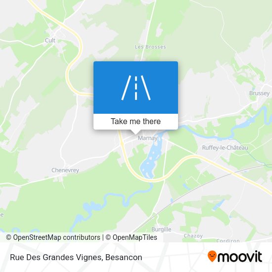 Rue Des Grandes Vignes map