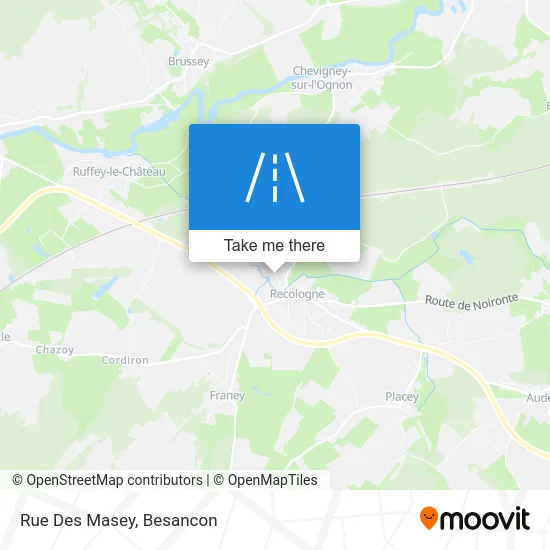 Rue Des Masey map