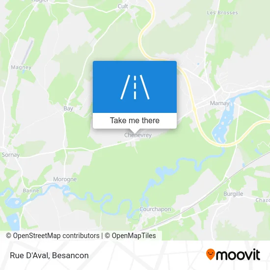 Rue D'Aval map