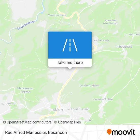 Rue Alfred Manessier map