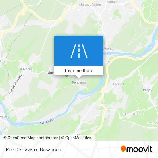 Rue De Lavaux map
