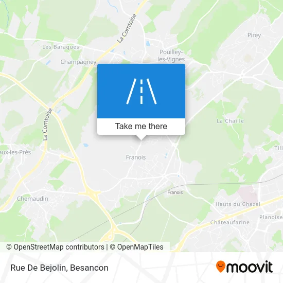 Rue De Bejolin map