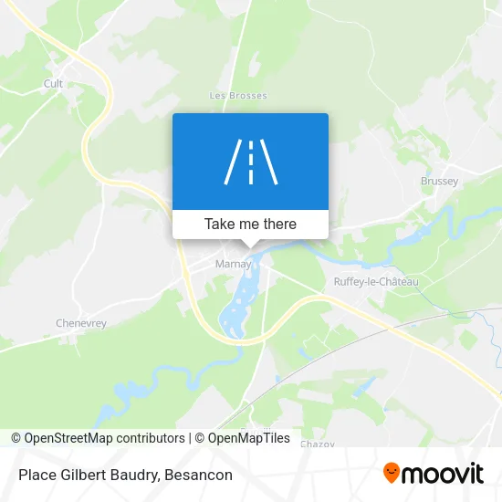 Place Gilbert Baudry map