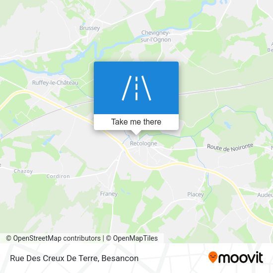 Rue Des Creux De Terre map