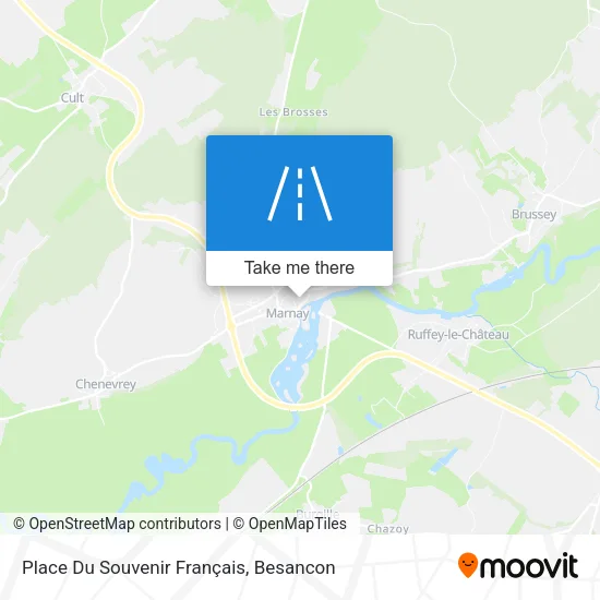 Place Du Souvenir Français map