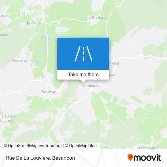 Rue De La Louvière map