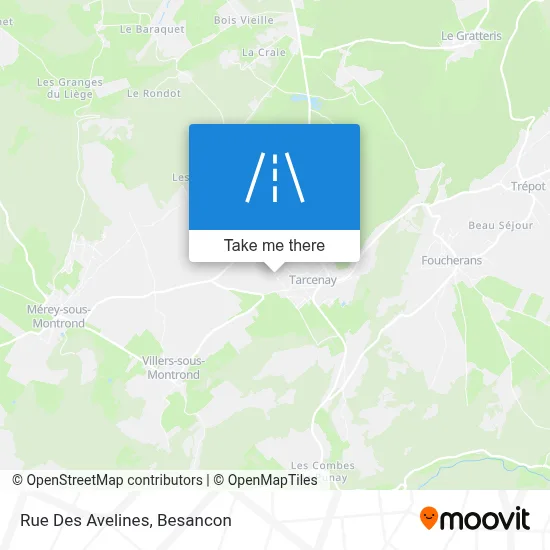 Rue Des Avelines map