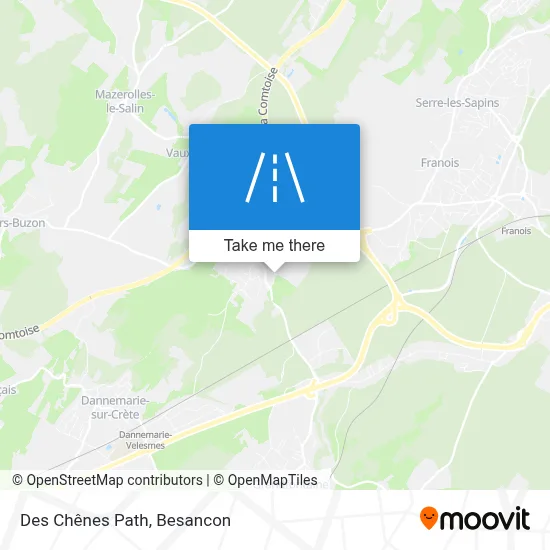 Chemin Des Chênes map