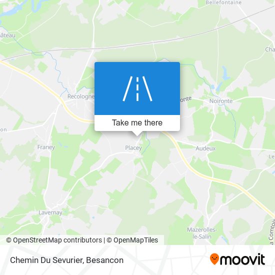 Chemin Du Sevurier map