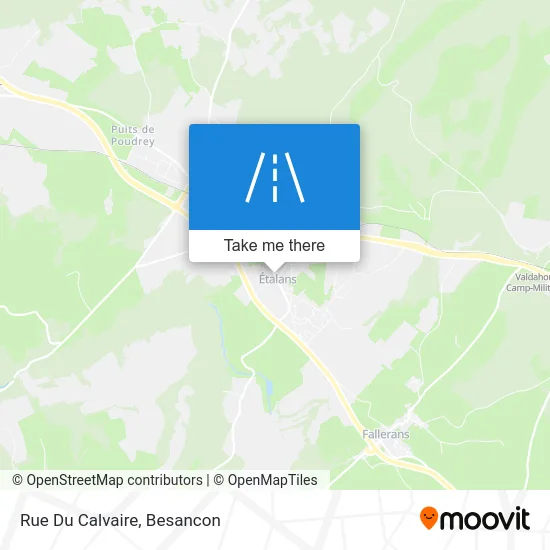 Rue Du Calvaire map
