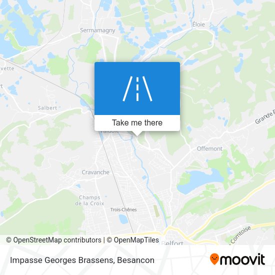 Impasse Georges Brassens map