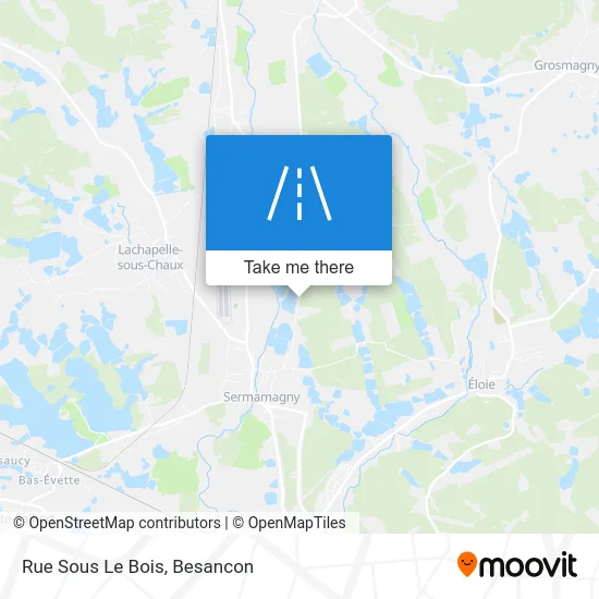 Rue Sous Le Bois map