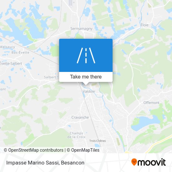 Impasse Marino Sassi map