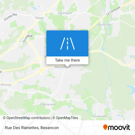 Rue Des Rainettes map