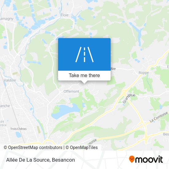 Allée De La Source map