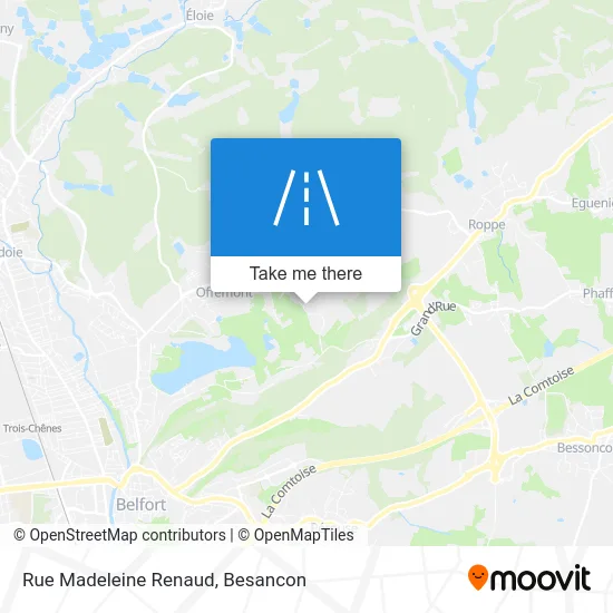 Rue Madeleine Renaud map