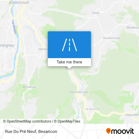 Rue Du Pré Neuf map