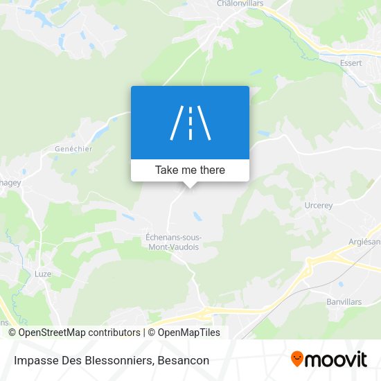Impasse Des Blessonniers map