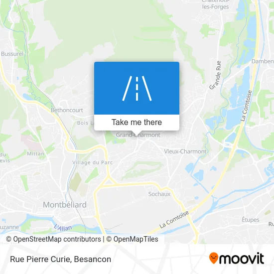 Rue Pierre Curie map