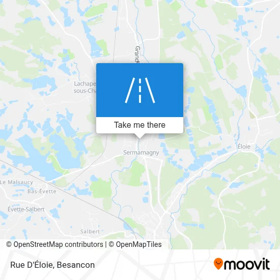 Rue D'Éloie map