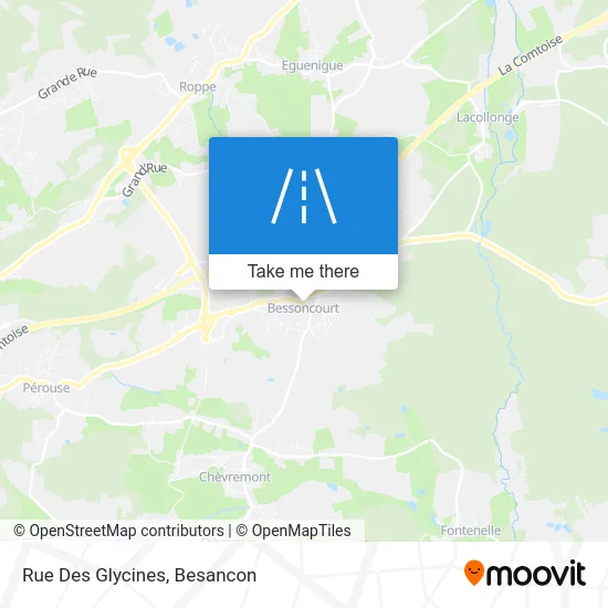 Rue Des Glycines map