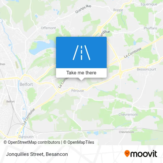 Rue Des Jonquilles map