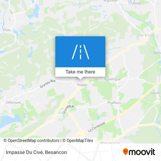 Impasse Du Civé map