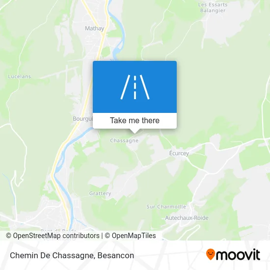 Chemin De Chassagne map