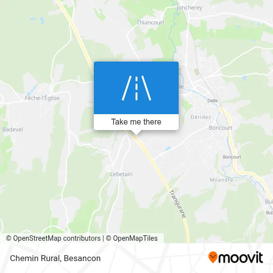 Chemin Rural map