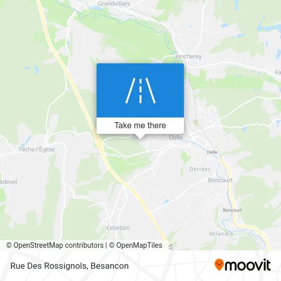 Rue Des Rossignols map