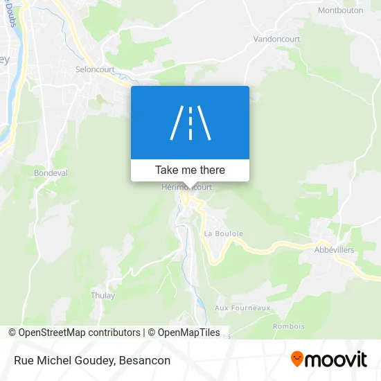 Rue Michel Goudey map