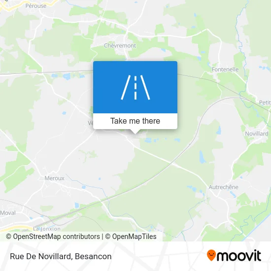 Rue De Novillard map
