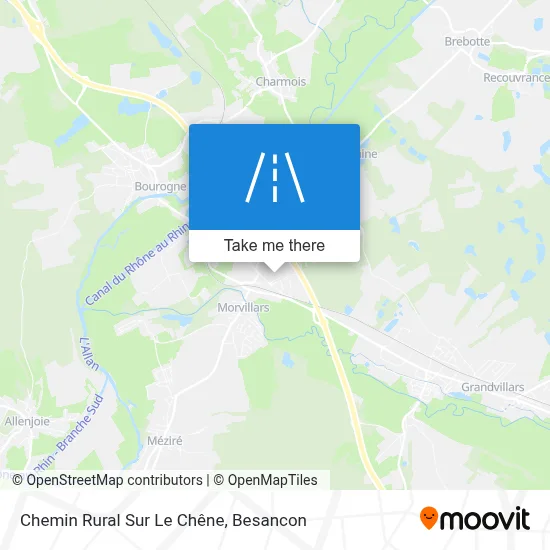 Chemin Rural Sur Le Chêne map