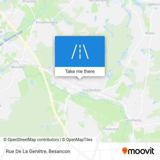 Rue De La Genêtre map