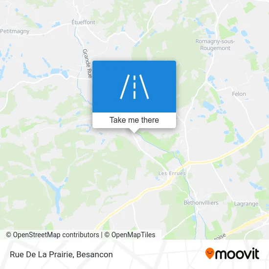 Rue De La Prairie map