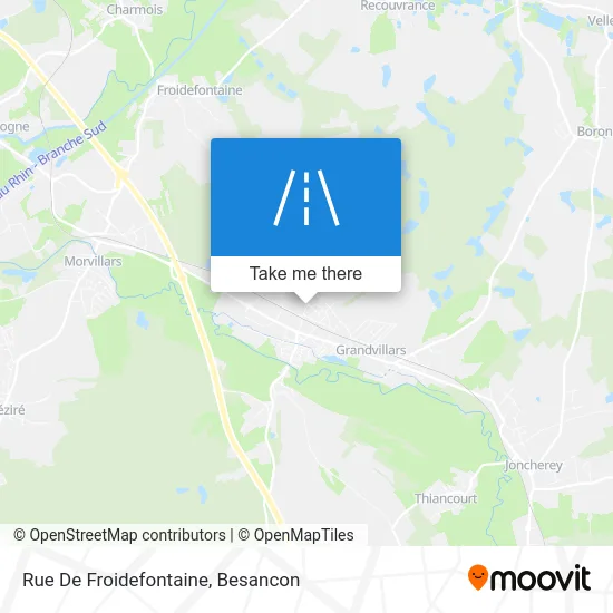 Rue De Froidefontaine map