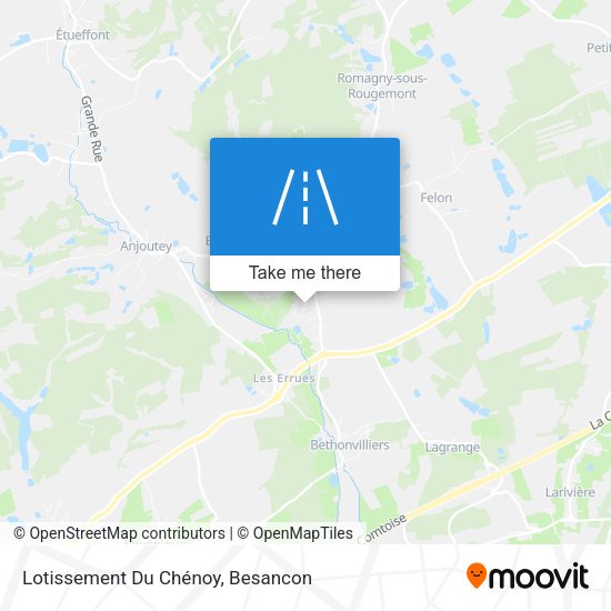 Lotissement Du Chénoy map