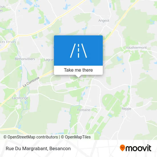 Rue Du Margrabant map