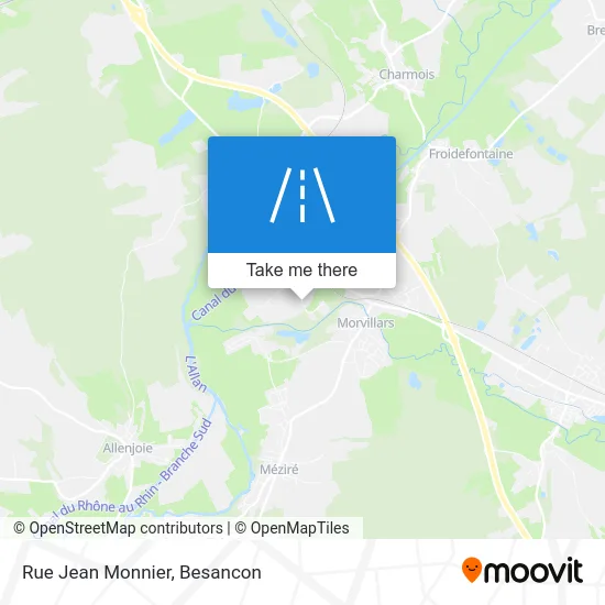 Rue Jean Monnier map