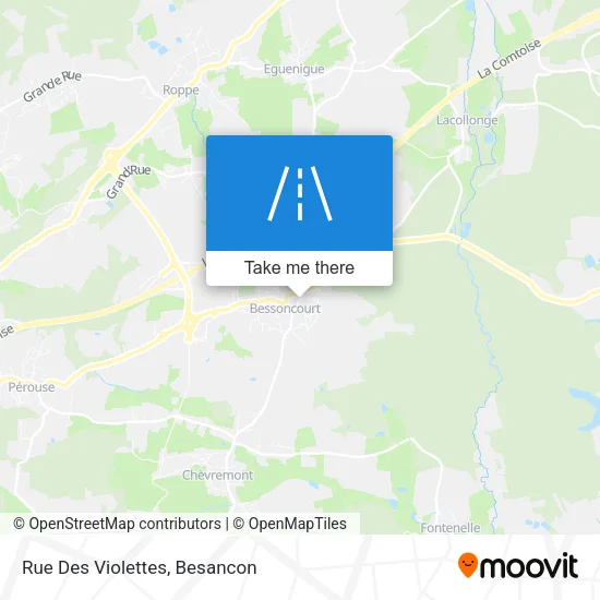 Rue Des Violettes map
